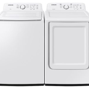 SAMSUNG WA41A3000AW 4.1 cu. ft. Capacity Top Load Washer with Soft-Close Lid and 8 Washing Cycles in White - Image 9