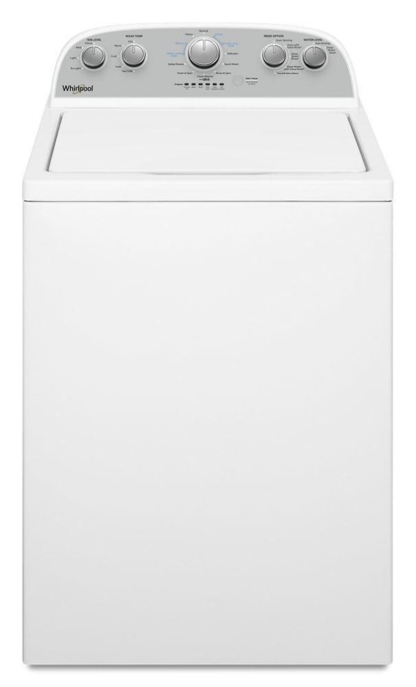 WHIRLPOOL WTW4950HW 3.9 cu. ft. Top Load Washer with Soaking Cycles, 12 Cycles