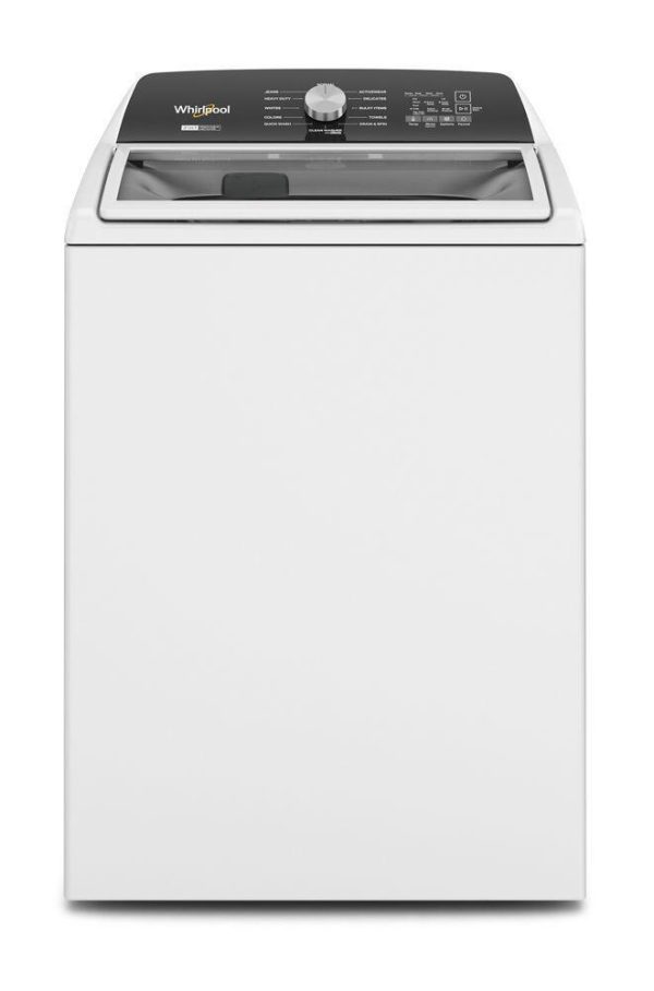WHIRLPOOL WTW5057LW 4.7-4.8 Cu. Ft. Capacity Top Load Washer with Removable Agitator