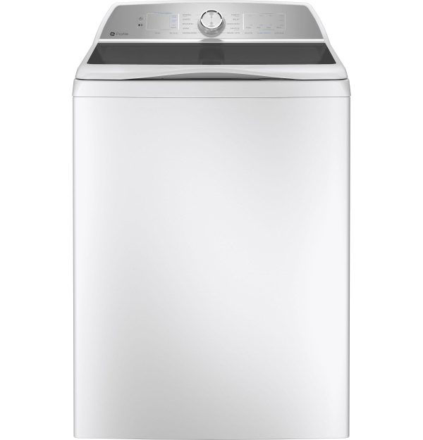 GE APPLIANCES PTW600BSRWS GE Profile™ 5.0 cu. ft. Capacity Washer with Smarter Wash Technology and FlexDispense™