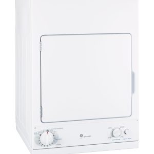 GE APPLIANCES DSKS433EBWW GE Spacemaker® 240V 3.6 cu. ft. Capacity Stationary Electric Dryer - Image 3