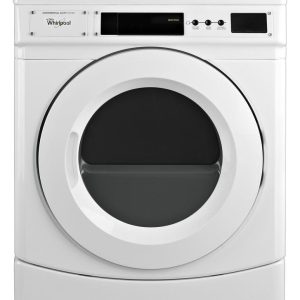 WHIRLPOOL CGD9160GW 27" Commercial Gas Front-Load Dryer, Non-Vend White - Image 11