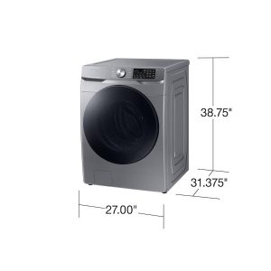 SAMSUNG WF45B6300AP 4.5 cu. ft. Large Capacity Smart Front Load Washer with Super Speed Wash in Platinum - Image 12
