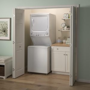 GE APPLIANCES GUD27ESSMWW GE Unitized Spacemaker® 3.8 cu. ft. Capacity Washer with Stainless Steel Basket and 5.9 cu. ft. Capacity Electric Dryer - Image 11