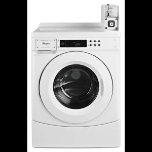 WHIRLPOOL COMMERCIAL CHW9150GW 27" Commercial High-Efficiency Energy Star-Qualified Front-Load Washer Featuring Factory-Installed Coin Drop with Coin Box - Image 5