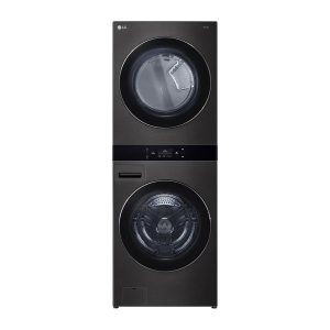 LG WKEX300HBA LG WashTower™ Smart Front Load 5.0 cu. ft. Washer and 7.4 cu. ft. Electric Dryer with AI DD 2.0 & ezDispense®