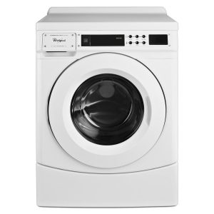 WHIRLPOOL CHW9160GW 27" Commercial High-Efficiency Energy Star-Qualified Front-Load Washer, Non-Vend White - Image 3