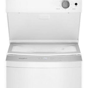 WHIRLPOOL WET4024HW 1.6 cu.ft Electric Stacked Laundry Center 6 Wash cycles and AutoDry