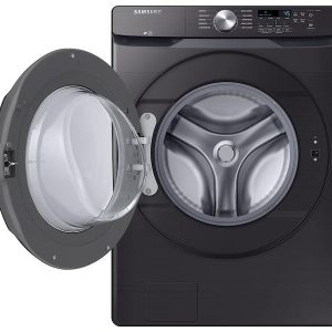 SAMSUNG WF45T6000AV 4.5 cu. ft. Front Load Washer with Vibration Reduction Technology+ in Brushed Black - Image 10