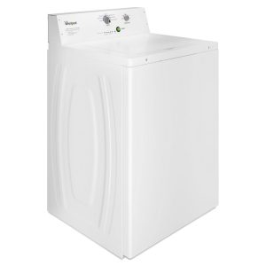 WHIRLPOOL CAE2795FQ Commercial Top-Load Washer, Non-Vend White - Image 4