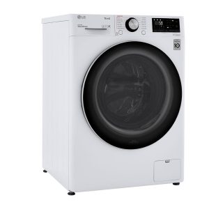 LG WM3555HWA 2.3 CF 24 IN COMPACT FRONT LOAD WASHER DRYER COMBO  WHITE - Image 2