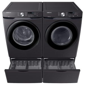 SAMSUNG WF45T6000AV 4.5 cu. ft. Front Load Washer with Vibration Reduction Technology+ in Brushed Black - Image 7