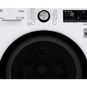 LG WM3555HWA 2.3 CF 24 IN COMPACT FRONT LOAD WASHER DRYER COMBO  WHITE - Image 15