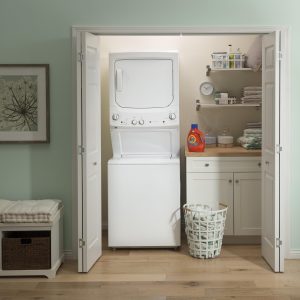 GE APPLIANCES GUD27ESSMWW GE Unitized Spacemaker® 3.8 cu. ft. Capacity Washer with Stainless Steel Basket and 5.9 cu. ft. Capacity Electric Dryer - Image 48