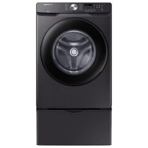 SAMSUNG WF45T6000AV 4.5 cu. ft. Front Load Washer with Vibration Reduction Technology+ in Brushed Black - Image 3