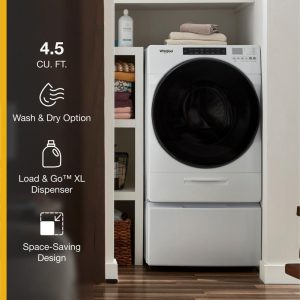 WHIRLPOOL WFC682CLW 4.5 Cu. Ft. Ventless All In One Washer Dryer - Image 55