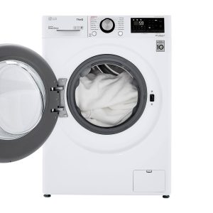 LG WM3555HWA 2.3 CF 24 IN COMPACT FRONT LOAD WASHER DRYER COMBO  WHITE - Image 18