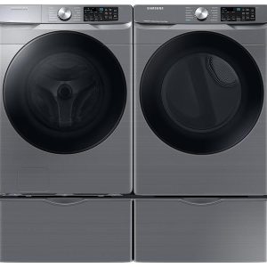 SAMSUNG WF45B6300AP 4.5 cu. ft. Large Capacity Smart Front Load Washer with Super Speed Wash in Platinum - Image 6