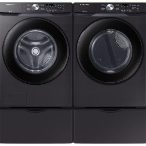 SAMSUNG WF45T6000AV 4.5 cu. ft. Front Load Washer with Vibration Reduction Technology+ in Brushed Black - Image 5