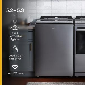 WHIRLPOOL WTW8127LC 5.2 5.3 cu. ft. Top Load Washer with 2 in 1 Removable Agitator - Image 22