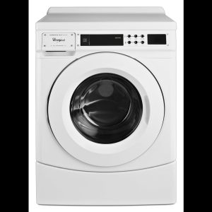 WHIRLPOOL CHW9160GW 27" Commercial High-Efficiency Energy Star-Qualified Front-Load Washer, Non-Vend White - Image 5