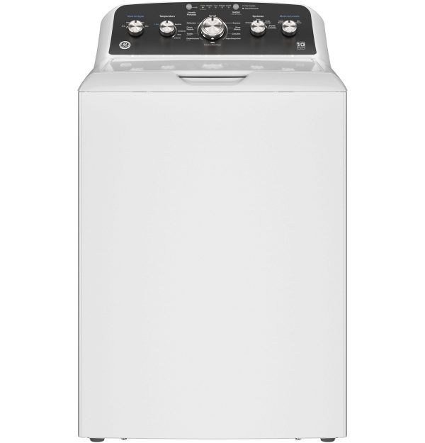 GE APPLIANCES ETW485ASWWB GE(R) 4.5 cu. ft. Capacity Washer with Spanish Panel and Wash Modes Soak and Power