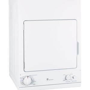 GE APPLIANCES DSKS433EBWW GE Spacemaker® 240V 3.6 cu. ft. Capacity Stationary Electric Dryer