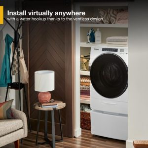WHIRLPOOL WFC682CLW 4.5 Cu. Ft. Ventless All In One Washer Dryer - Image 47