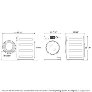 GE APPLIANCES GFW148SSMWW GE® 24" 2.4 Cu. Ft. ENERGY STAR® Front Load Washer with Steam - Image 29