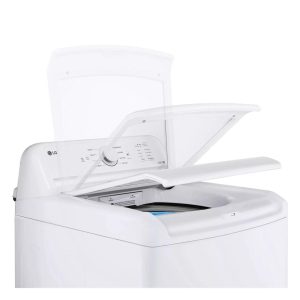 LG WT6105CW 4.1 cu. ft. Capacity Top Load Washer with Agitator and SlamProof Glass Lid - Image 2