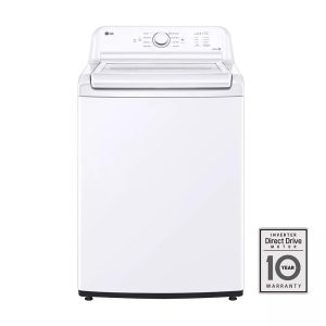 LG WT6105CW 4.1 cu. ft. Capacity Top Load Washer with Agitator and SlamProof Glass Lid - Image 4