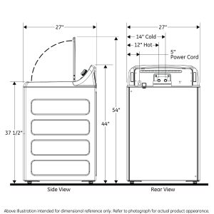 GE APPLIANCES GTW325ASWWW GE(R) 4.0 cu. ft. Capacity Washer with Stainless Steel Basket and Water Level Control​ - Image 27