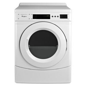 WHIRLPOOL CGD9160GW 27" Commercial Gas Front-Load Dryer, Non-Vend White - Image 3