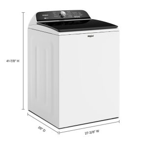 WHIRLPOOL WTW6157PW 5.2-5.3 Cu. Ft. Whirlpool® Top Load Washer with Removable Agitator - Image 6