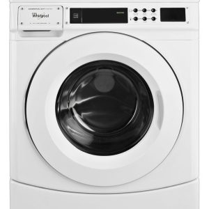 WHIRLPOOL CHW9160GW 27" Commercial High-Efficiency Energy Star-Qualified Front-Load Washer, Non-Vend White - Image 7
