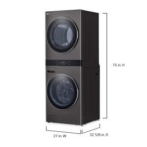 LG WKEX300HBA LG WashTower™ Smart Front Load 5.0 cu. ft. Washer and 7.4 cu. ft. Electric Dryer with AI DD 2.0 & ezDispense® - Image 14