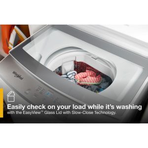 WHIRLPOOL WET4124HW 1.6 cu.ft, 120V/20A Electric Stacked Laundry Center with 6 Wash cycles and Wrinkle Shield - Image 50