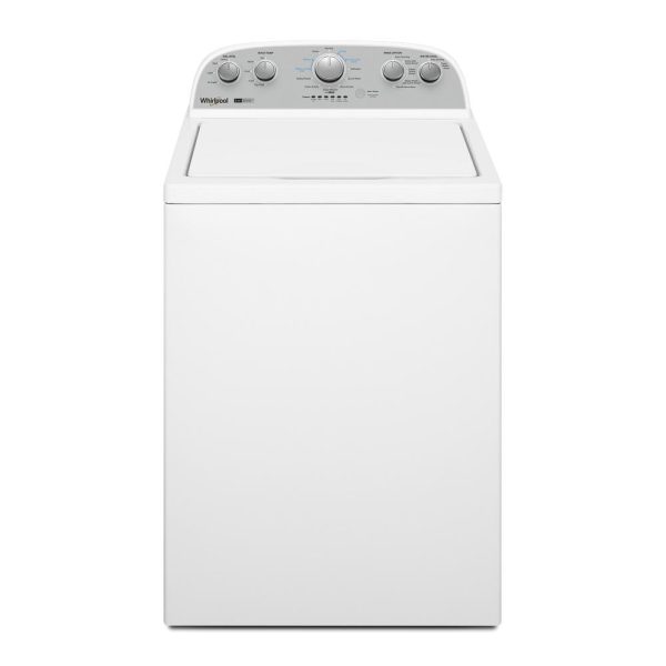 WHIRLPOOL WTW4957PW 3.8-3.9 Cu. Ft. Whirlpool® Top Load Washer with Removable Agitator