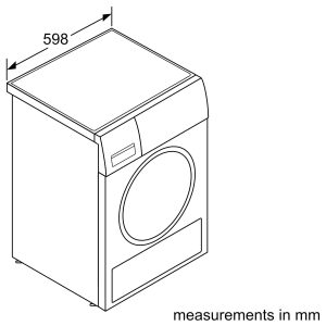 BOSCH WTW87NH1UC 500 Series Heat Pump Dryer 24'' WTW87NH1UC - Image 2