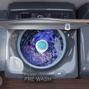 GE APPLIANCES PTW705BSTWS GE Profile™ 5.3 cu. ft. Capacity Washer with Smarter Wash Technology and FlexDispense™ - Image 2